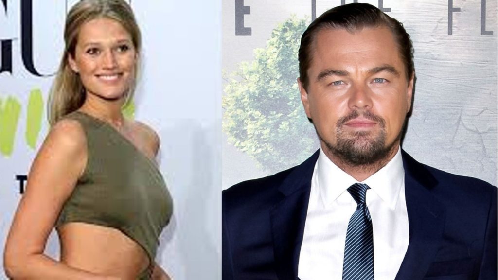 Toni Garrnand with Leonardo Dicaprio