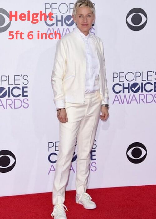 How tall is Ellen DeGeneres? Discover more Celebrity Heights.