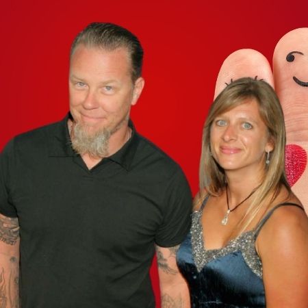Who is James Hetfield's wife?